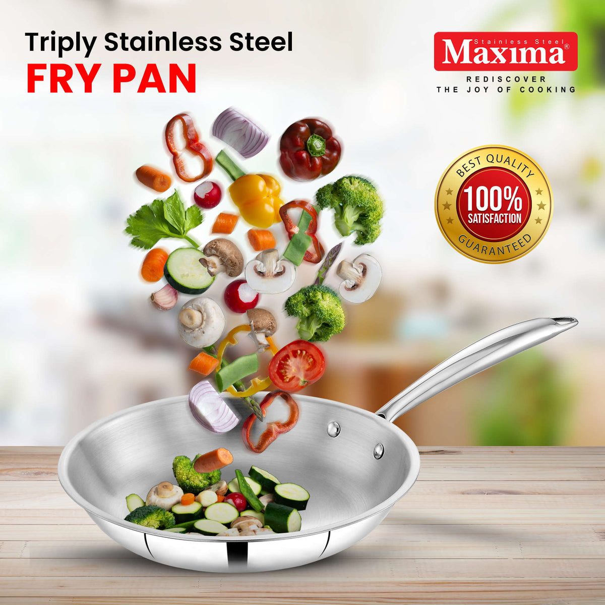 MAXIMA high performanced stainless steel induction wok cooker