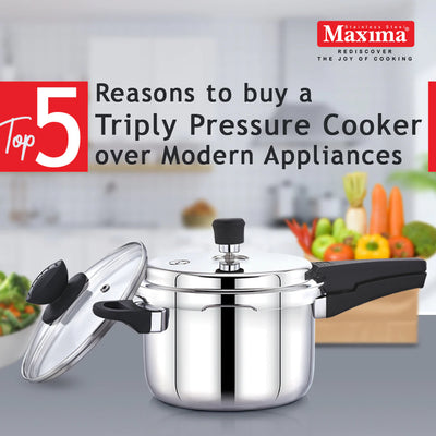 Top 5 Reasons To Buy A Triply Pressure Cooker Over Modern Appliances