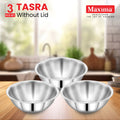 Maxima Triply Stainless Steel Tasla 3 Pcs Set