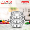 Maxima Triply Stainless Steel Tasla 3 Pcs Set