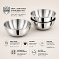 Maxima Induction-Friendly Triply 3 Piece Tasra Set