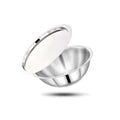 Maxima Kitchenware Triply Stainless Steel Tasla with Lid