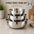 Maxima Induction-Friendly Triply 3 Piece Tasra Set