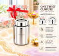 Maxima Stainless Steel Tulip Canister 6 piece Set