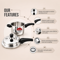 Maxima Stainless Steel Aura Pressure Cooker