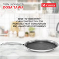 Maxima Triply  Honeycomb Dosa Tawa (Induction Friendly)