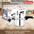 Triply SS Sumo Belly Pressure Cooker (Induction Friendly)