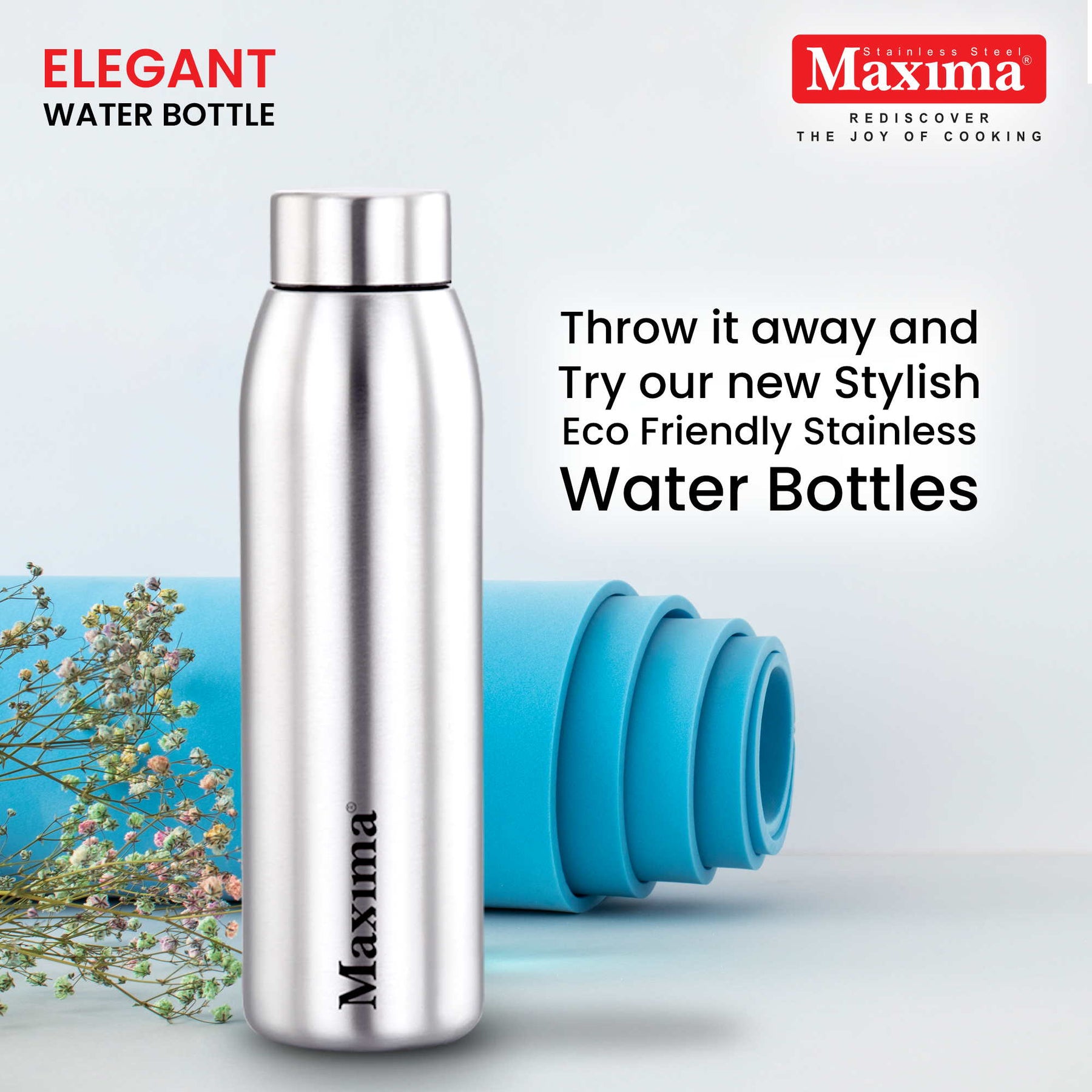 Steel Fridge Bottle Review, Maxima Steel bottle