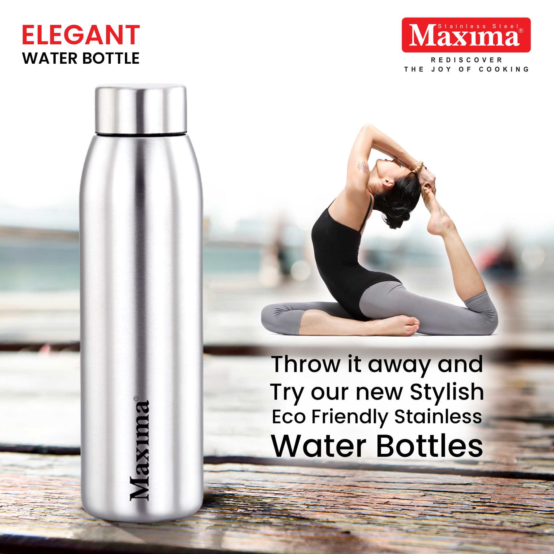 Steel Fridge Bottle Review, Maxima Steel bottle