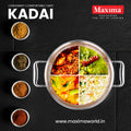 Maxima Honeycomb Triply Kadai | Triply Kadai | Maxima Kitchenware