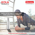 Steel Water Bottle | Stainless Steel Water Bottle | Maxima Kitchenware