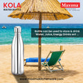 Steel Water Bottle | Stainless Steel Water Bottle | Maxima Kitchenware