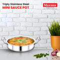 Maxima Triply Stainless Steel Mini Sauce Pot (Induction Friendly)