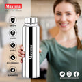 Maxima Primo Water Bottle | Steel Water Bottle | Maxima Kitchenware