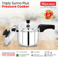 Maxima Triply Stainless Steel Sumo Plus Cooker (Induction Friendly)