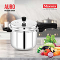 Auro Pressure Cooker | Auro Steel Pressure Cooker | Maxima Kitchenware