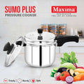 Maxima Triply Stainless Steel Sumo Plus Cooker (Induction Friendly)