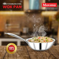 Maxima Induction-Friendly Triply Honeycomb Wok Pan
