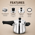 Maxima Triply Stainless Steel Sumo Plus Belly Pressure Cooker(Induction Friendly)