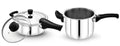 Maxima Triply Stainless Steel Sumo Prime Pressure Cooker Combo (Induction Friendly)