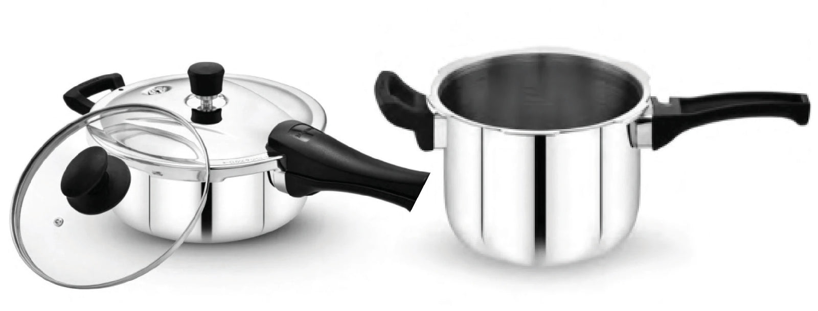 Maxima Triply Stainless Steel Sumo Prime Pressure Cooker Combo (Induction Friendly)