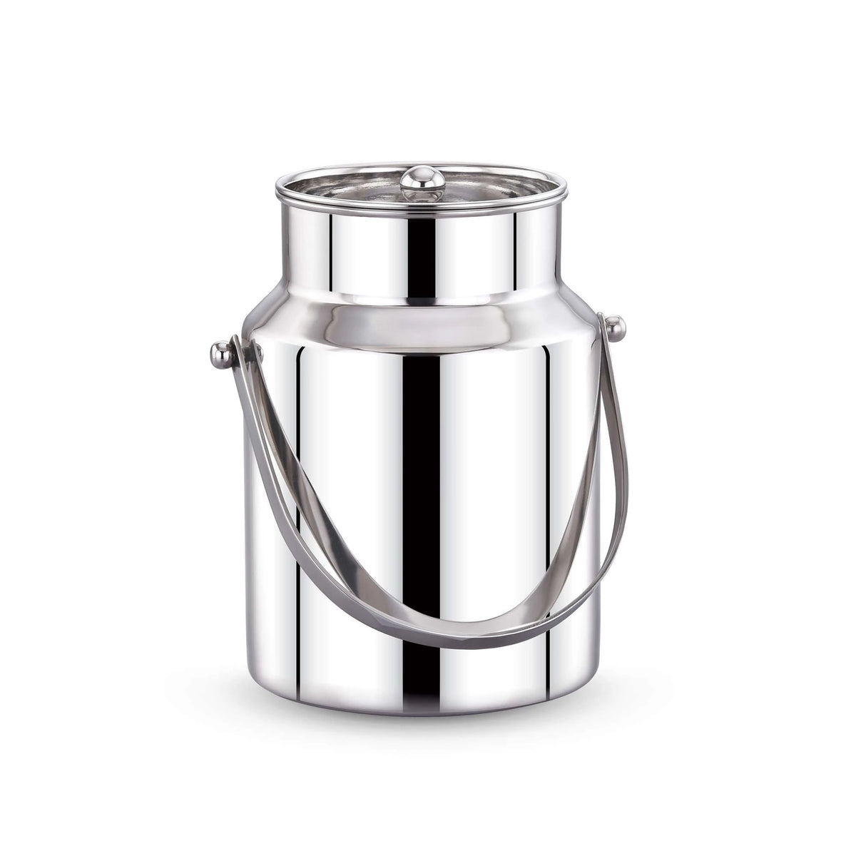 Maxima SS Barni Flat Handle/Ghee Can/Oil Container/Milk Can
