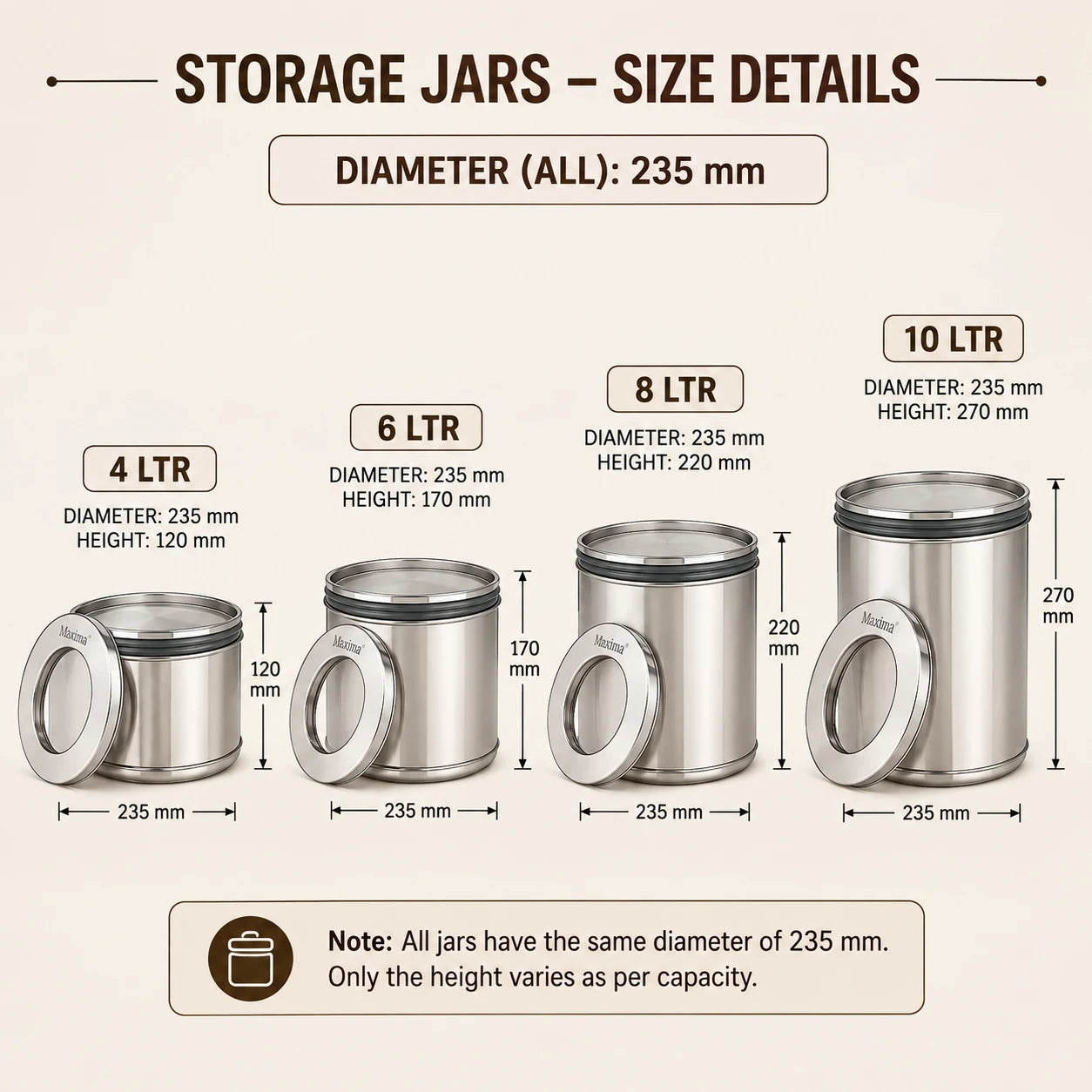 Maxima Storage Jars