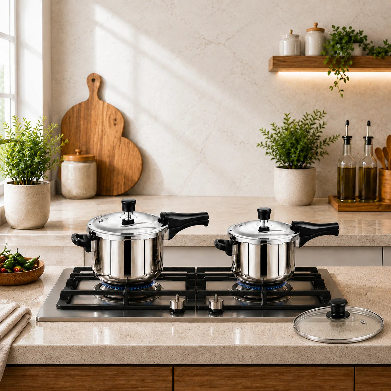 Maxima Triply Sumo Prime 2 Ltr + 3 Ltr Cooker Combo