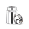 SS Barni Without Handle Storage Can/Ghee Can with Lid