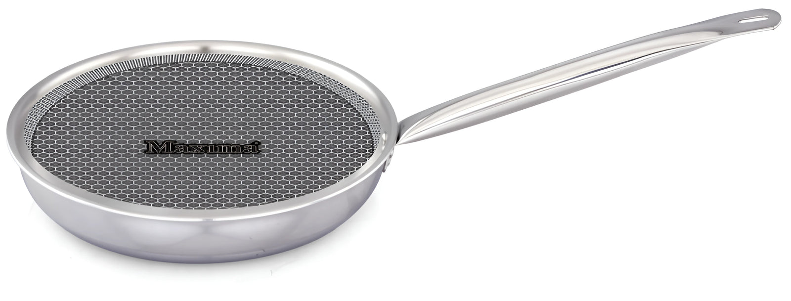 Maxima Induction-Friendly Triply Fry Pan (Without Lid)