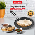 Maxima Triply Stainless Steel Chapati Tawa (induction friendly)