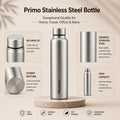 Maxima Primo Matte Stainless Steel Water Bottle