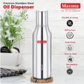 Maxima Stainless Steel Oil Dispenser Pot / Oil Pourer