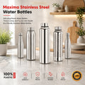 Maxima Primo Matte Stainless Steel Water Bottle